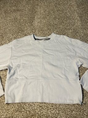 DKNY Cropped Crewneck Sweatshirt